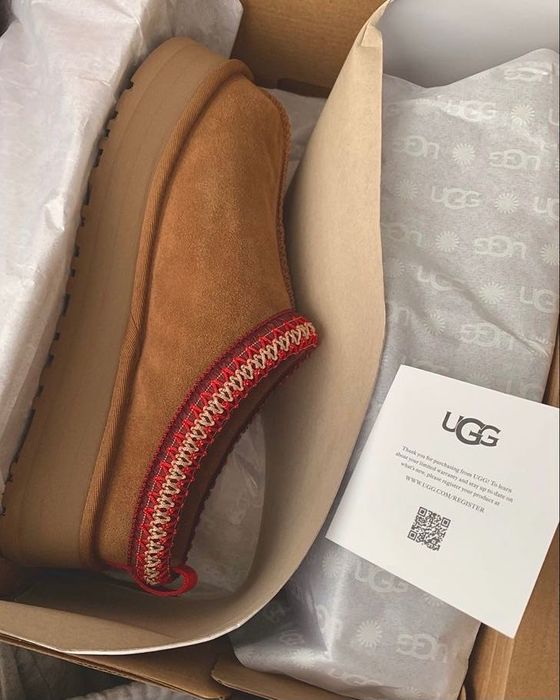 Замшеві уггі на платформі UGG Tazz II