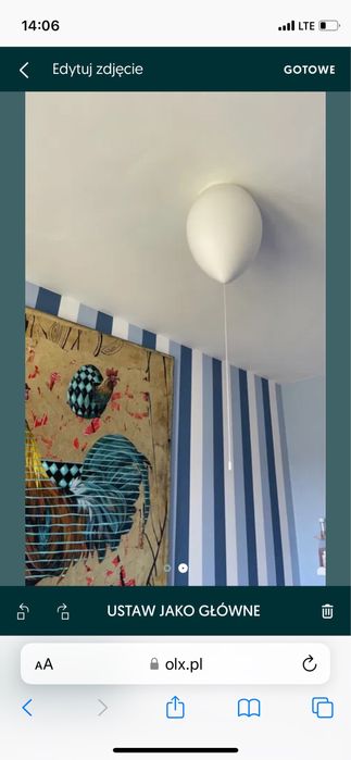 Lampa sufitowa Balon