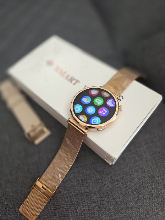 Smartwatch złoty damski