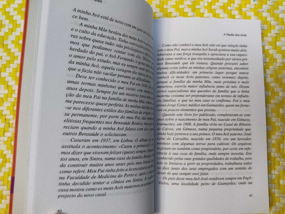 A RAZÃO DOS AVÓS
de Daniel Sampaio