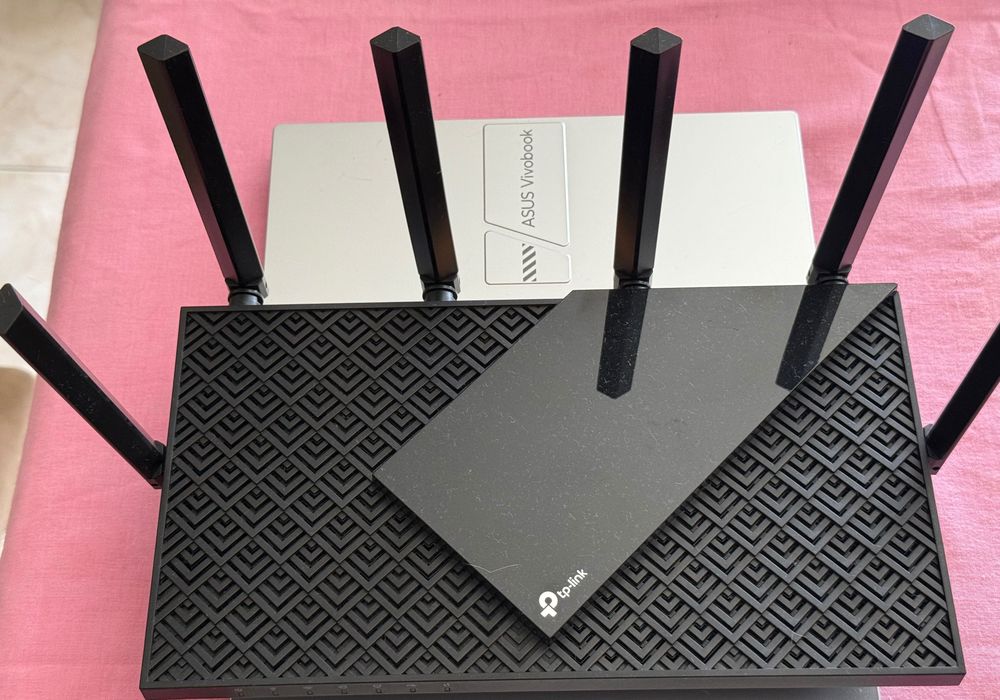 Vendo Router TP-Link AC5400 Novo, com garantia.
