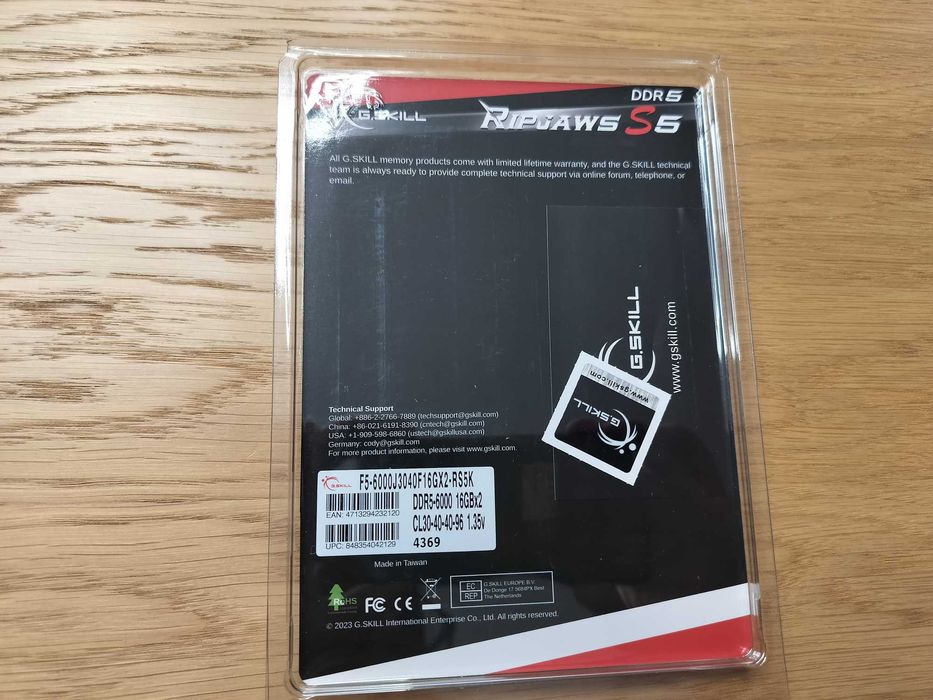 Pamięć RAM DDR5 32GB 6000MHz CL30