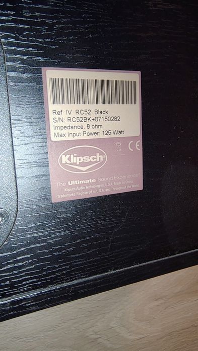 Klipsch RC52 Głośnik centralny
