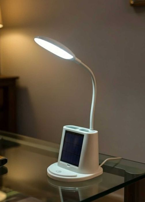 Лампа настільна з дзеркалом usb для макіяжу робочого столу