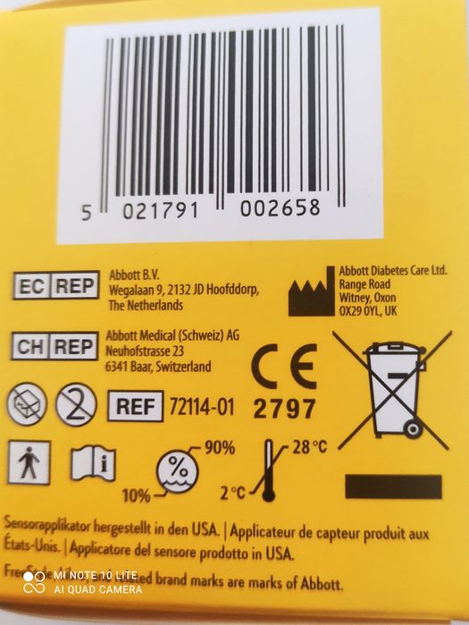Sensor Freestyle Libre 3