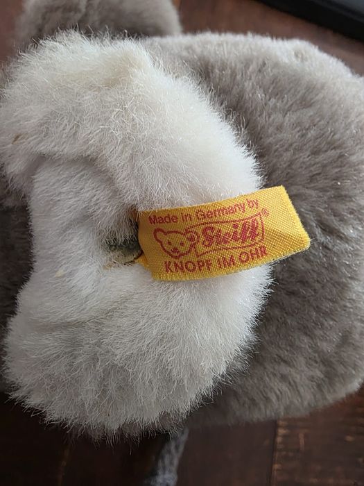 Rato de peluche Steiff original – Knopf im Ohr – Made in Germany