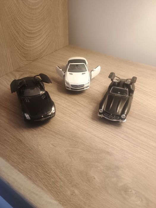 Welly 1:34 3 x Mercedes
