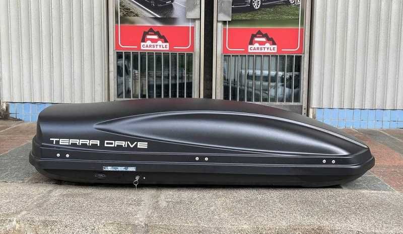 Автобокс на крышу Terra Drive-480л сірий чорний 196*75*43 БВ вживаний