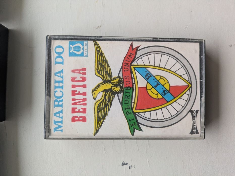 Cassete marcha do Benfica usada