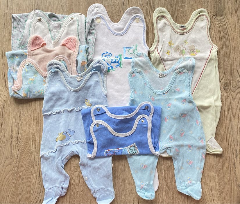 100 SZTUK zestaw paka  dla niemowlaka chlopiec body kaftaniki