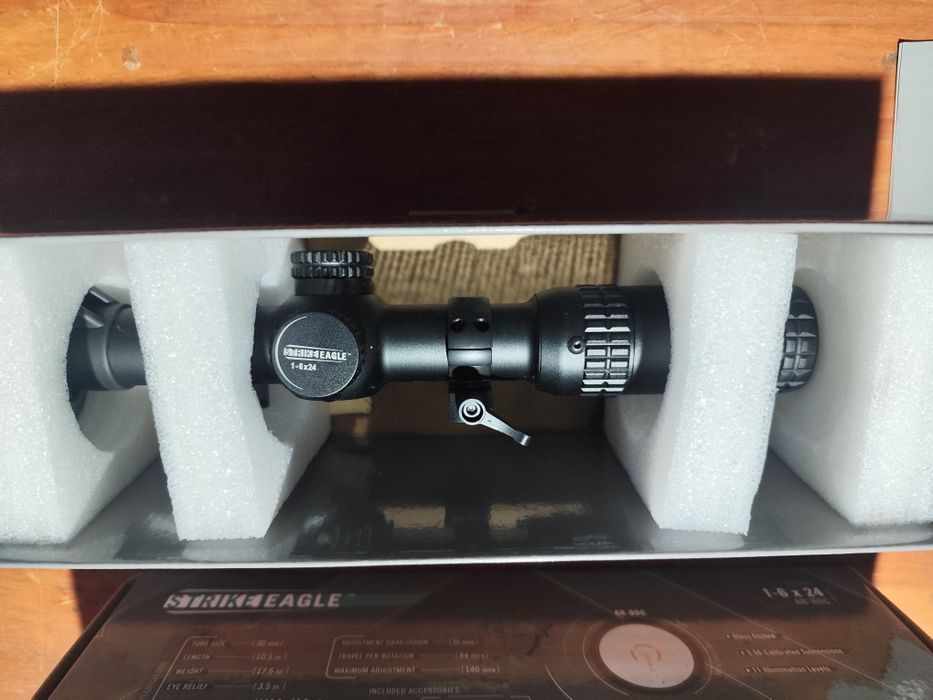 Mira óptica vortex strike eagle 1-6x24 ar-bdc