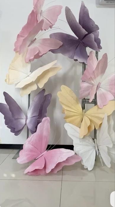 Метелики для декору з органзи