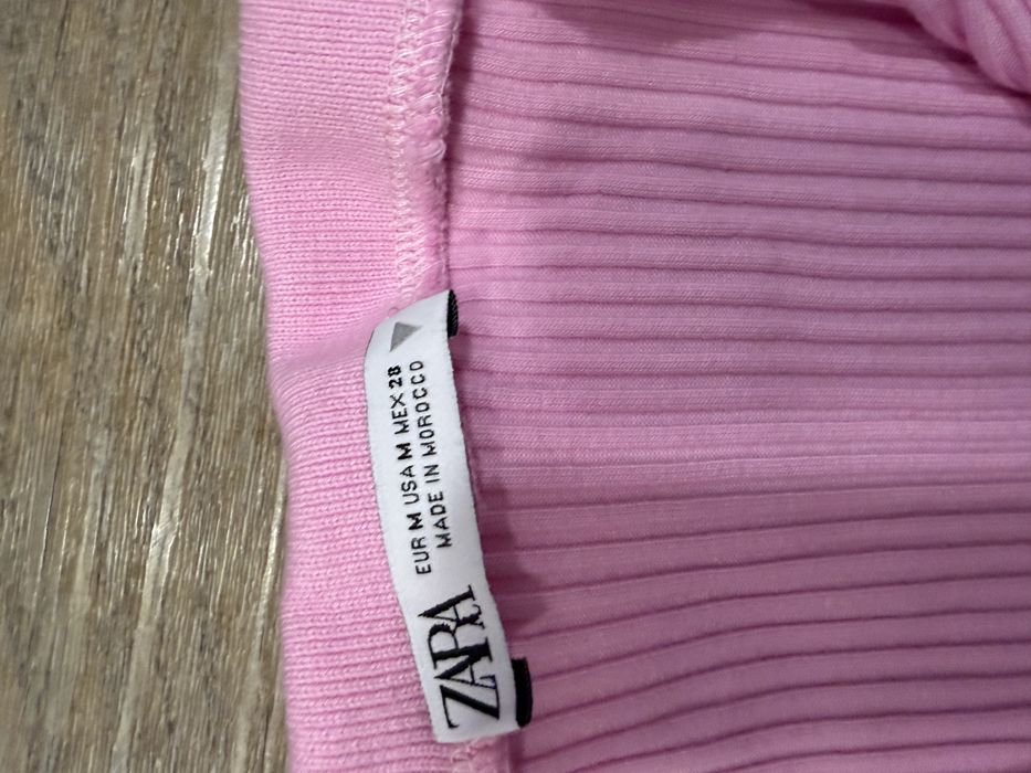 Рожева футболка-поло Zara