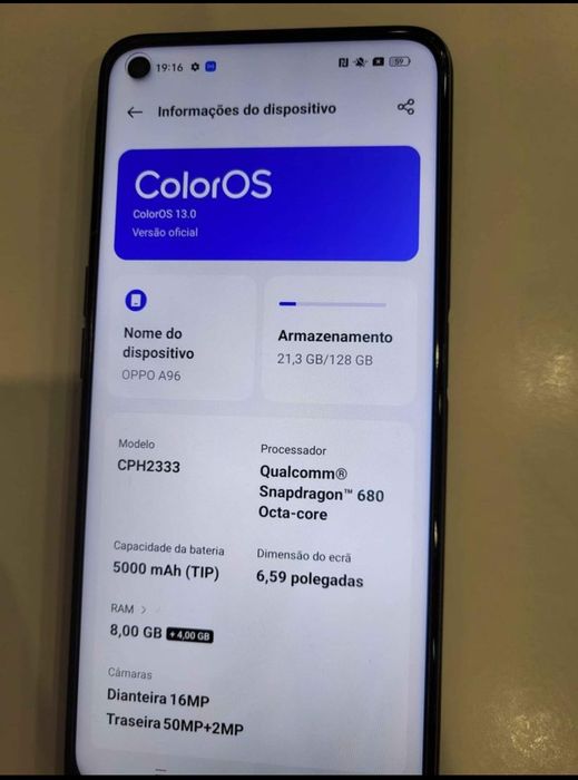 Vendo OPPO A96 5G