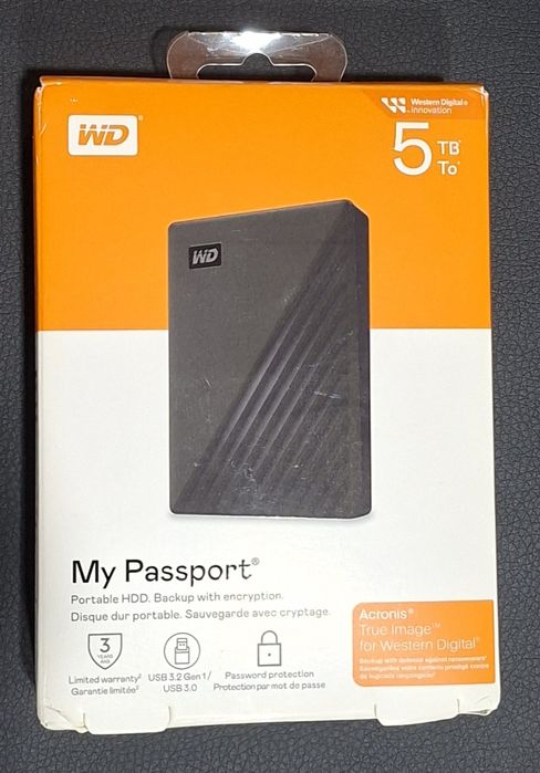 My Passport External Hard Drive – Western Digital – New (Sealed) – In Box64739419377538120