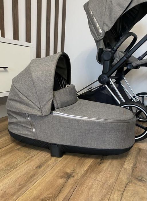 Коляска prime manhattan grey plus Візок 2 в 1 cybex prime 2в1 люлька і прогулка дитячий візок cybex prime люлька прогулка