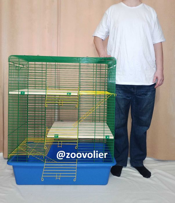 80х40х102 см клетка клітка вольер для крыс щурів дегу хорька шиншилл