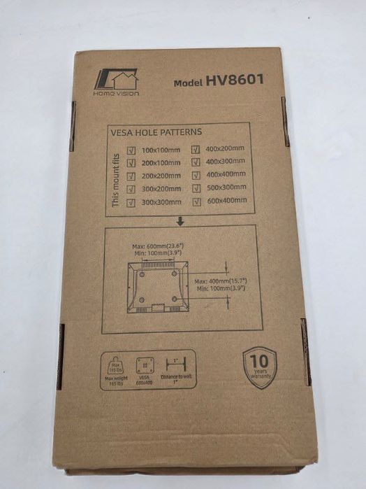 Uchwyt ścienny stały (fixed) do telewizora Home Vision Model HV8601