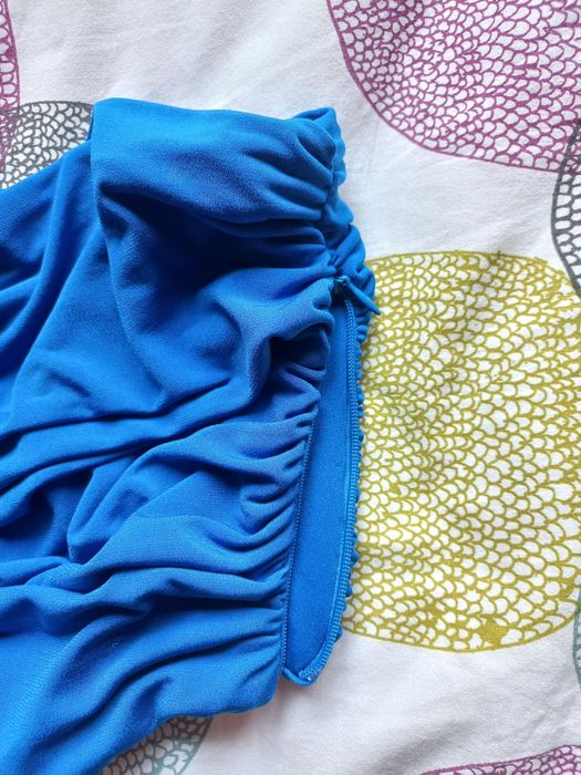 Top Badeau Azul com Franzido Pull&Bear