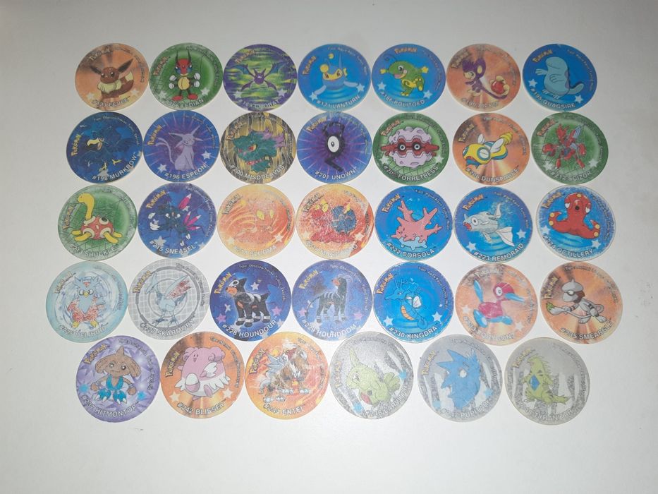 Pokemon tazos sticker 34/35 - 15€ portes grátis