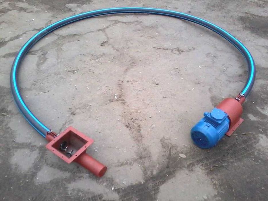 навантажувач гнучкий спец шнек гібкий для пеллети FA90 до 3 т/час