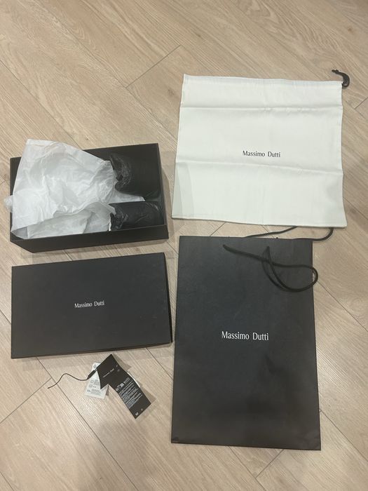 Коробка доя обуви,пакет,пыльник massimo dutti.