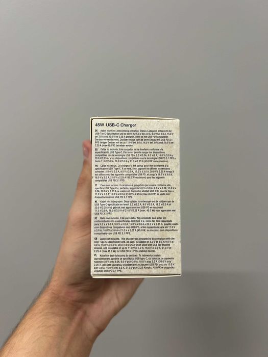 Зарядний блок Google Pixel 45w USB-C швидкісний адаптер для всіх Pixel