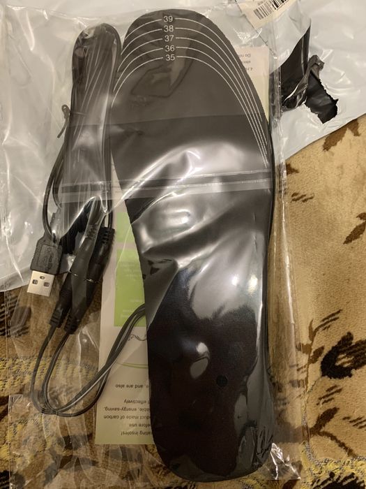 Електричні устілки/Электростельки с подогревом от Power Bank, usb