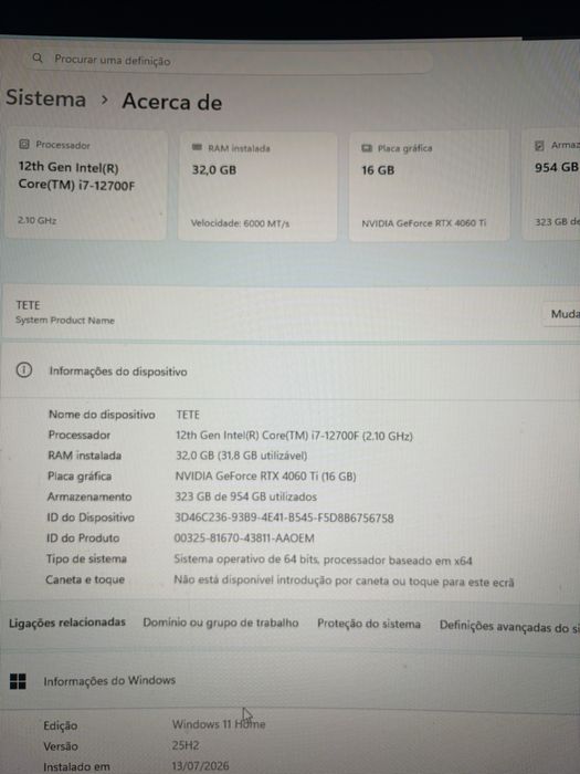 Computador gamer