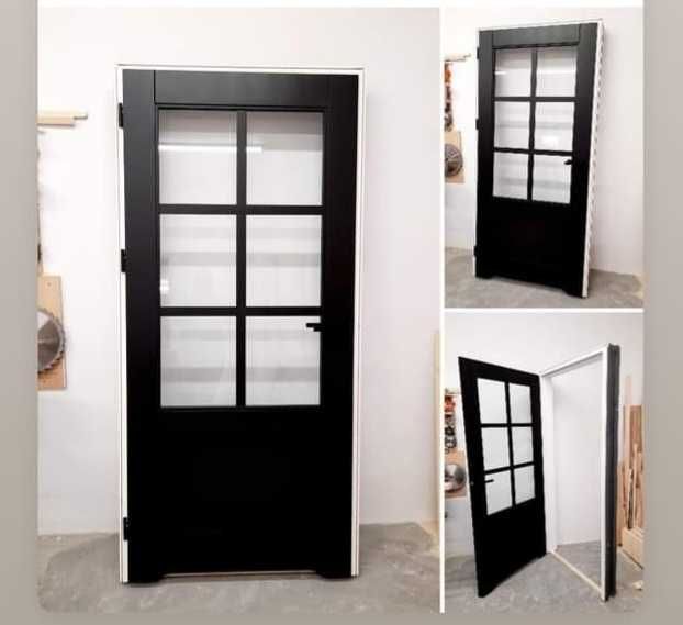 Drzwi wewnętrzne z litego drewna na wymiar