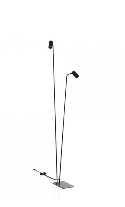Nowodorski NOWA Lampa podłogowa podwójna MONO czarny 7718