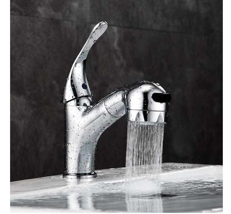 Bateria umywalkowa Kran elastyczny wyginany 3/8" Kolor srebrny