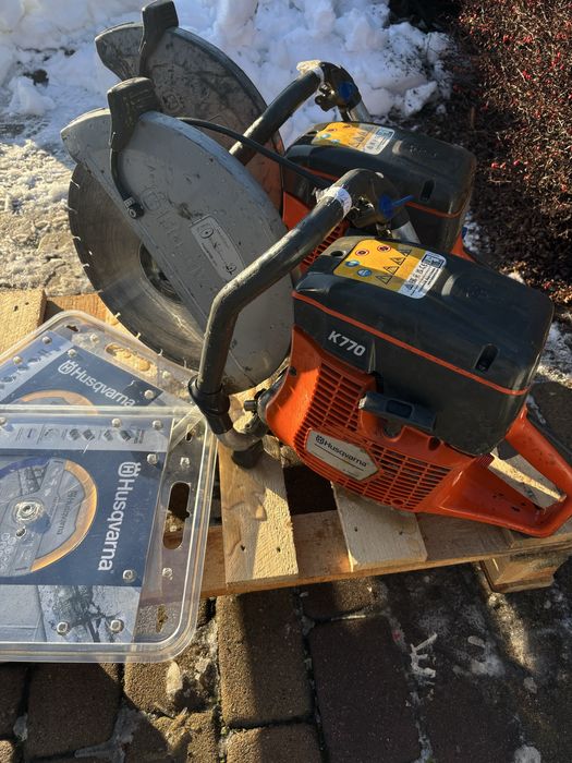 Dwie piły Husqvarna K770  do asfaltu,betonu itp.
