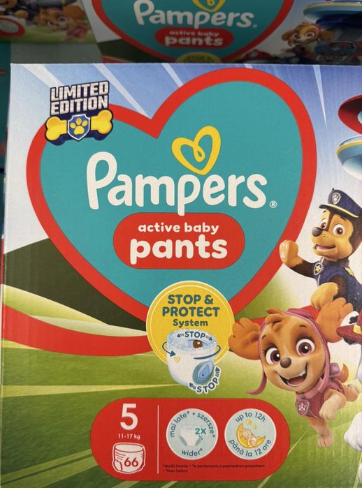 Pampers pants ,night памперс трусики щенячий патруль 4,5,6,7 підгузки