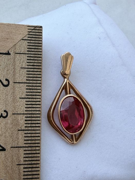 Золотой кулон ссср