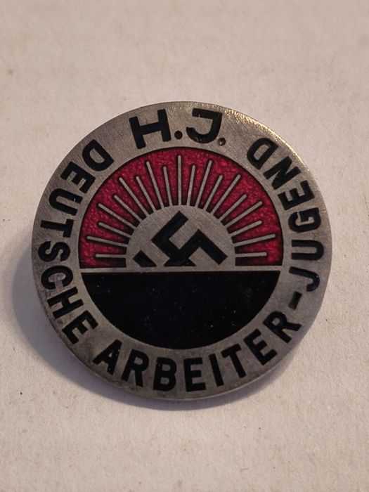Militaria de Trincheira PIN juventude Hitleriana