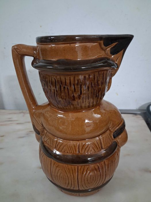 Jarro/Caneca Antiga "Zé do Pipo" - Cerâmica das Caldas