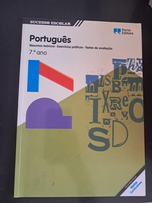 caderno de resumos e exercícios / 7 ° ano / Português / Porto Editora