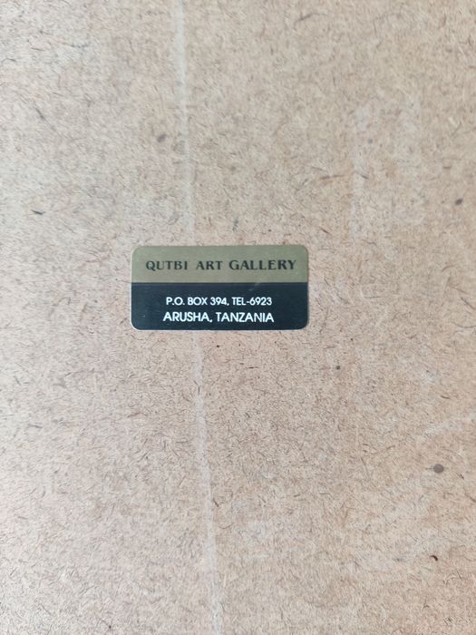 Quadros com peças africanas (comprados em galeria de arte)