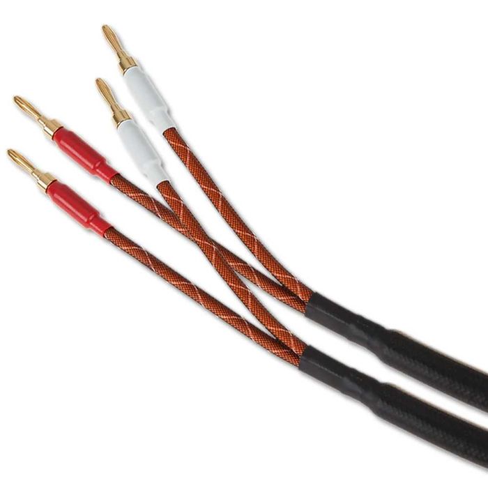 Kabel głośnikowy 2x1,5 interkonekt do kolumn banan 4mm 2x 5m