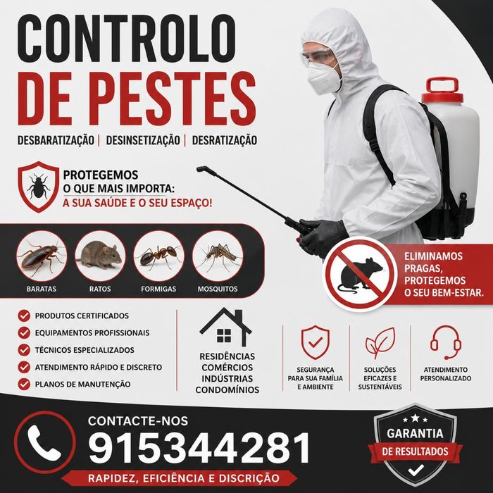 Desinfestação | Desbaratização  | Controlo de Roedores