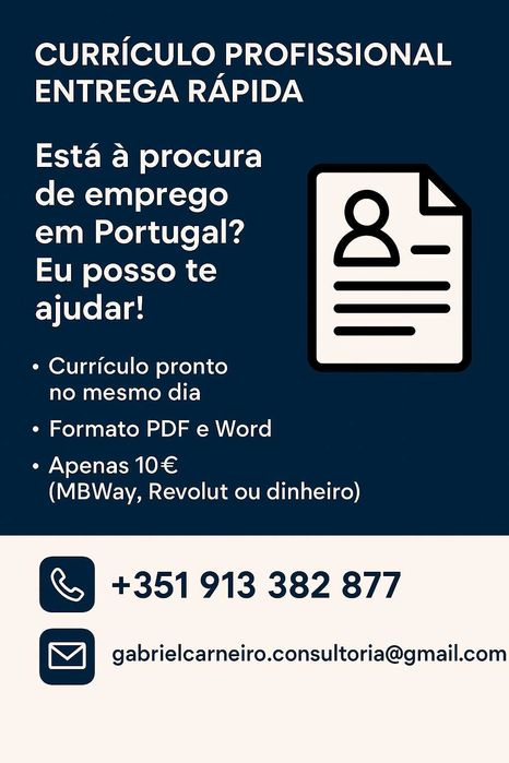 Destaque-se no Mercado de Trabalho com um Currículo Profissional!