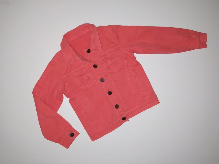 Джинсова куртка для дівчинки