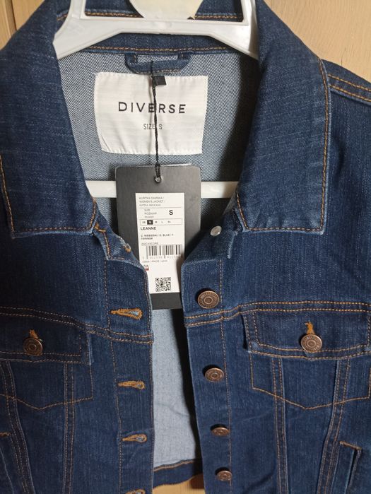 Kurtka, katana jeansowa Diverse S
