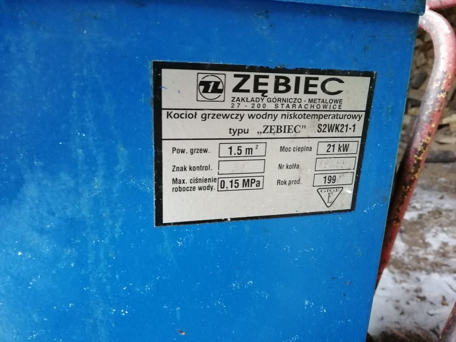 Części piec zebiec 21 kw plus osprzęt
