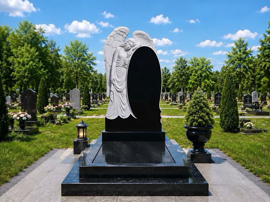 Памятники з граніту 3D стели ЧПУ під замовлення та в наявності