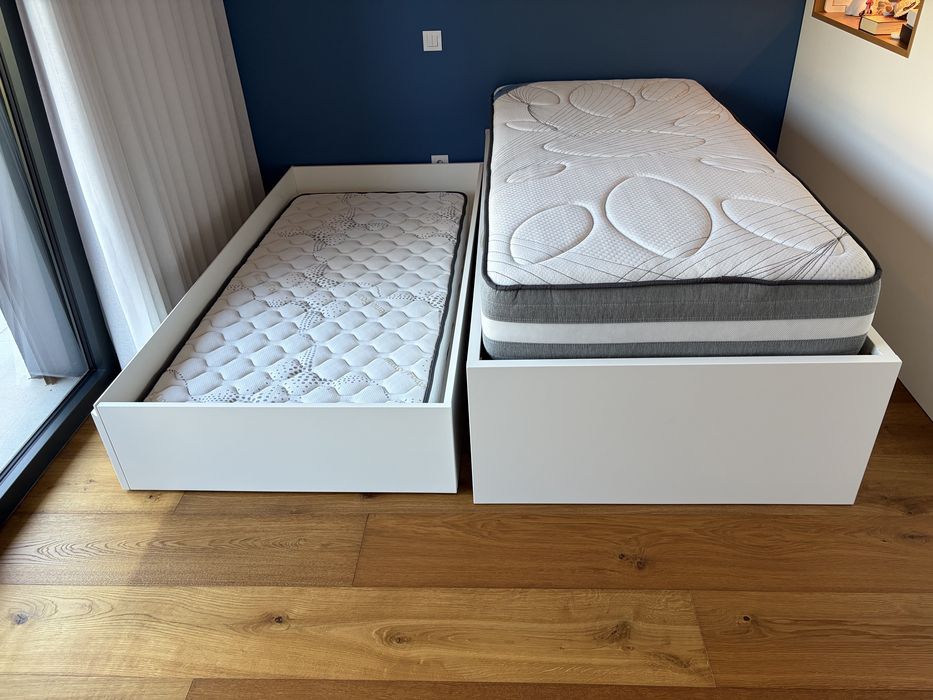 Cama de solteiro 190x90 com gavetao