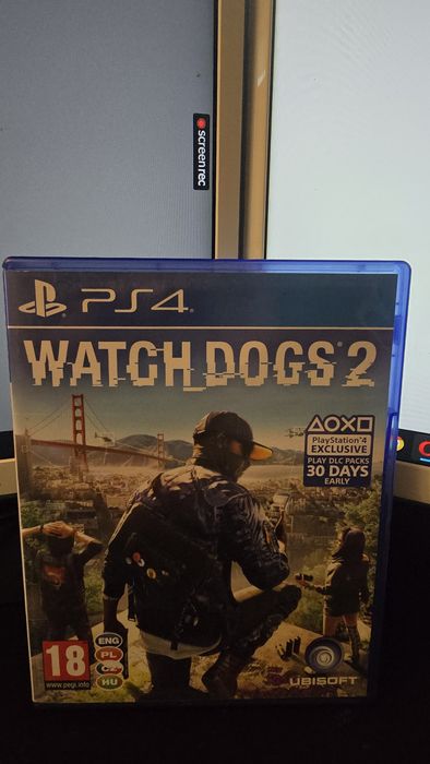 Watchdogs 2 ps4 polska wersja dobry stan bez rys