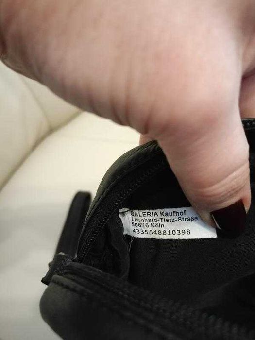 Чоловіча шкіряна сумка-мессенджер Galeria Kaufhof (Hімеччина)