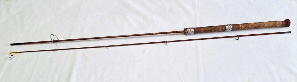 Cana de pesca de Bambu Hexagonal antiga - Arjon - #/// -7(De Coleção)